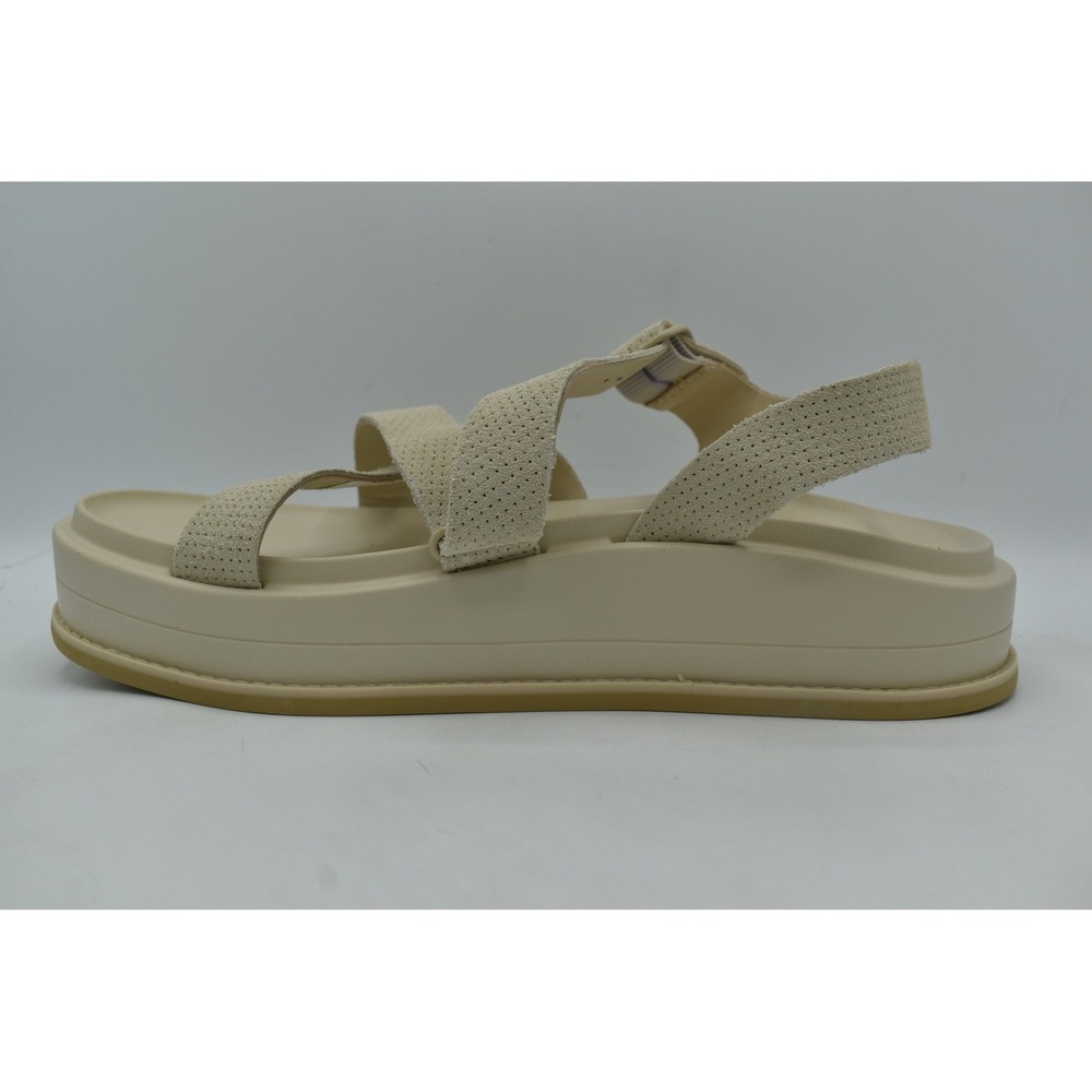 Chaco Townes Midform Suede Sandal Womens 11 Khaki New Platform Shoes - Picture 8 of 12
